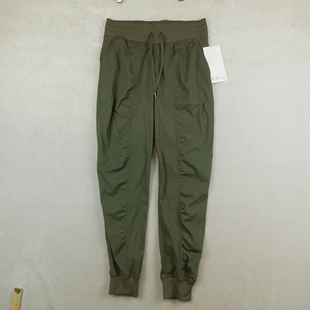 NWT Lululemon Dance Studio Jogger MR Pants Womens 6 Olive Lightweight Athletic